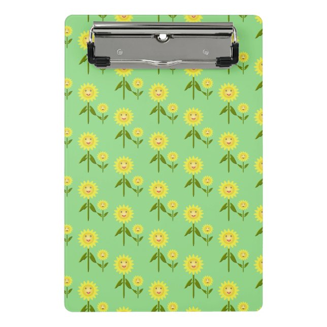 Mothers Day Sunflowers Patterned Mini Clipboard (Front)