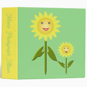 Mothers Day Sunflowers Photograph Album Binder