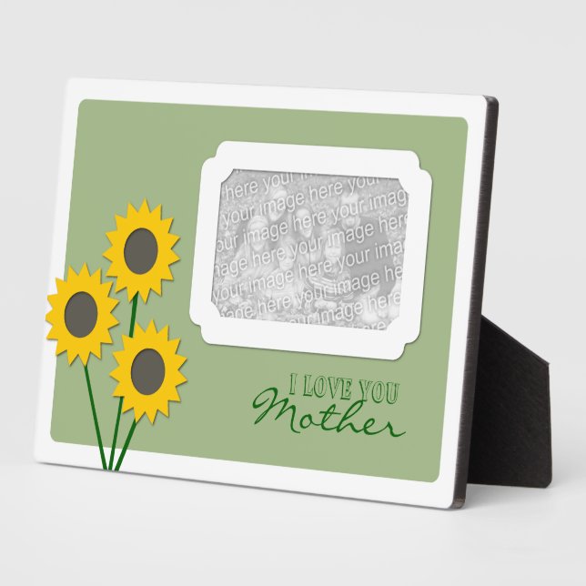 Mother's Day Sunflowers Plaque (Side)