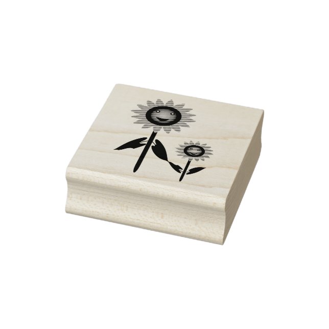 Mothers Day Sunflowers Rubber Stamp (Stamp)