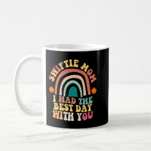 Mother's Day Swiftie Mom Retro Groovy Rainbow Coffee Mug