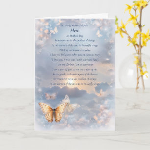 Mothers Day Sympathy in Remembrance of Mom Card