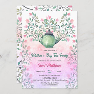 Mother's Day Tea Party Invitation