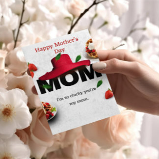 mothers day  thank you card
