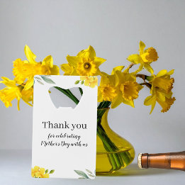 Mother's Day Thank You Celebration Floral Credit Card Bottle Opener