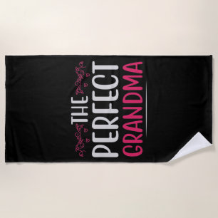 Mother's Day - The Perfect Grandma Beach Towel