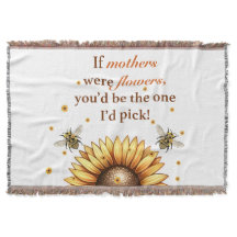 Mother's Day Throw Blanket