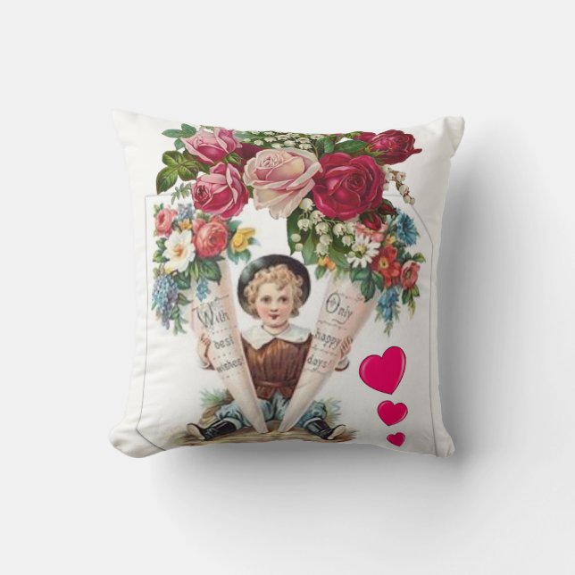 Mother's Day Throw Pillow (Front)