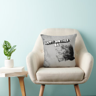 Mother's Day Throw Pillow