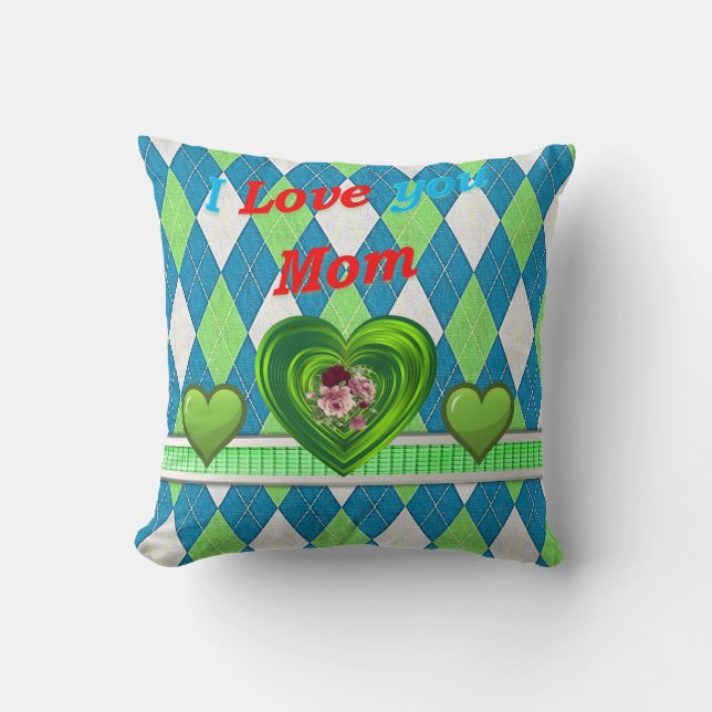 Mother's Day Throw Pillow (Front)