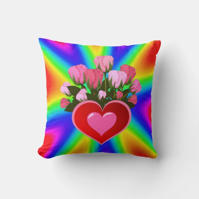 Mother's Day Throw Pillow (Front)