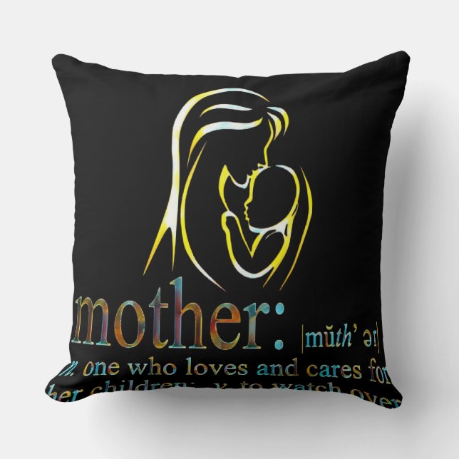 Mother's day  throw pillow (Front)