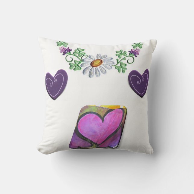 Mother's Day Throw Pillow (Front)
