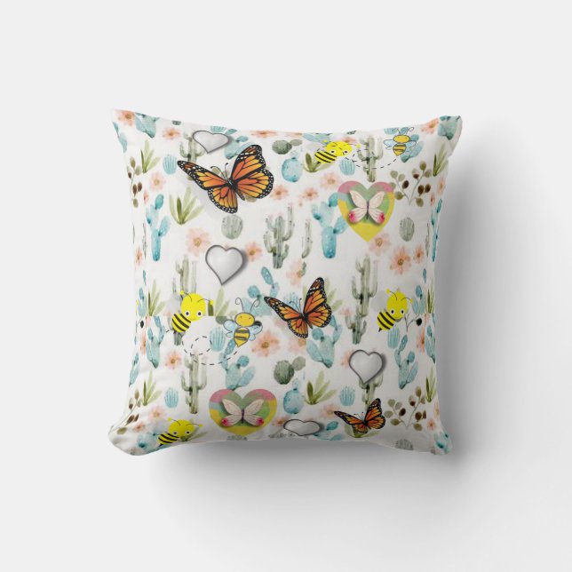 Mother's Day Throw Pillow (Front)