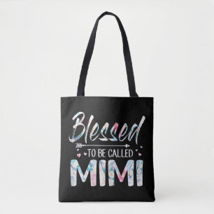  Mothers Day Tshirt Blessed To Be Called Mimi Tote Bag