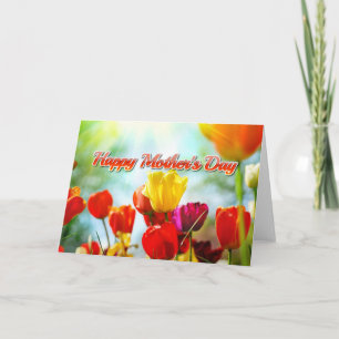 Mother's Day tulips Card