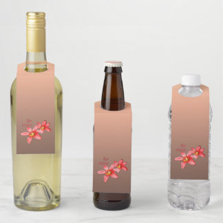 Mother's Day - Tulips For Mom - Illustration |  Bottle Tag
