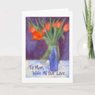 Mother's Day Tulips Greeting Card