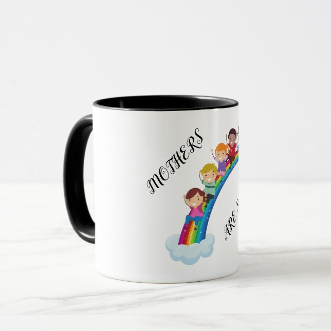 Mother's day two tone combo mug.  mug (Front Left)