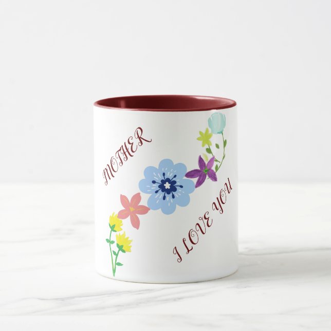 Mother's day two tone combo mug.  mug (Center)