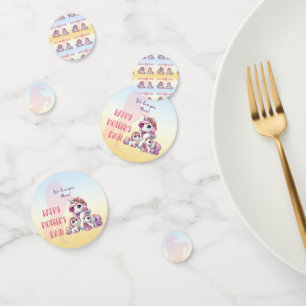 Mother's Day Unicorn-Themed Party Confetti
