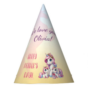Mother's Day Unicorn-Themed Party Hat