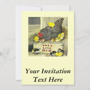 Mother's Day: We Love Mom! Invitation