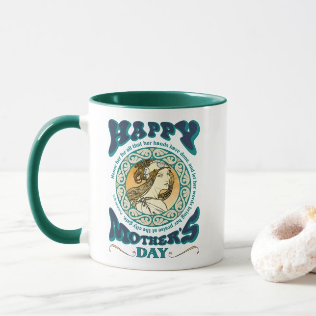 Mother's Day with a Christian touch Mug (With Donut)