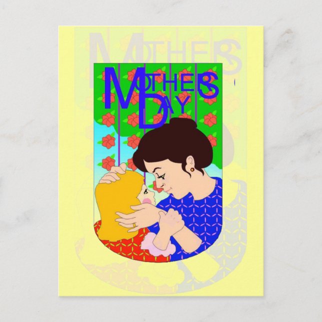 Mother's Day With Child Postcard (Front)