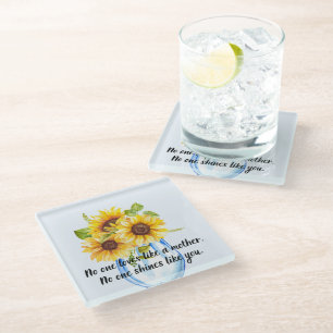 Mother's Day With Sunflower Coaster