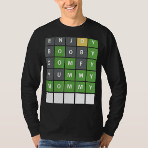Mother's Day Word Guessing Game Mom Of Nursing To T-Shirt
