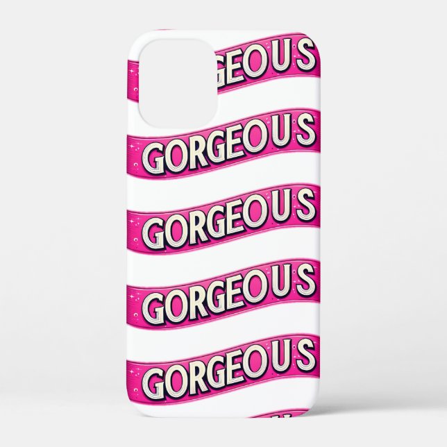 Mother's Day Words "Gorgeous"  Case-Mate iPhone Case (Back)
