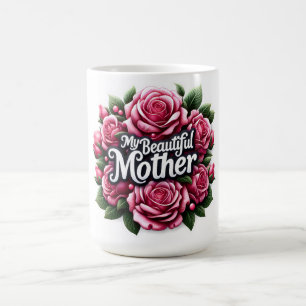 Mother's Day Words "My Beautiful Mother" Coffee Mug