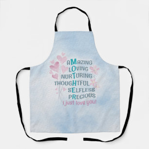 Mother's heart apron
