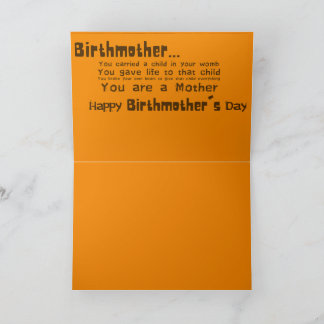 Mother's Love Birhtmother's Day Card