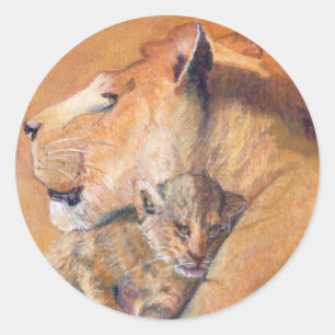 Mother's Love Classic Round Sticker