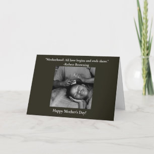 Mother's Love is Never Ending Thank You Card