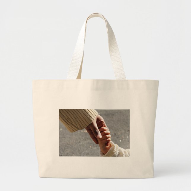 Mother's love large tote bag (Front)