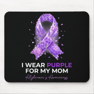 Mothers mama wear purple for mom alzheimer’s mouse pad