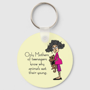 Mothers of Teenagers Keychain