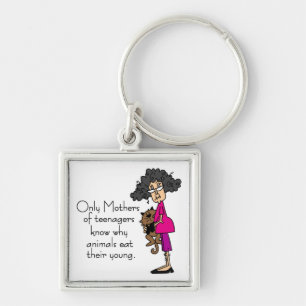 Mothers of Teenagers Keychain
