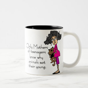 Mothers of Teenagers Two-Tone Coffee Mug