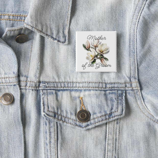 Mothers of the Bride Groom Pin Button (In Situ)