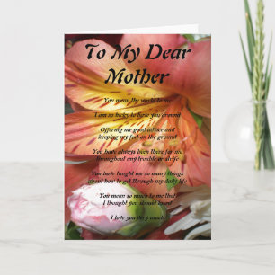 Mother's Poem Card