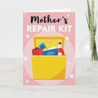 Mothers Repair Kit Illustration Card
