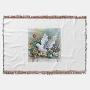 Mother's Safe Embrace Throw Blanket