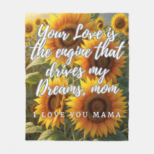 Mother's Sunflower blanket