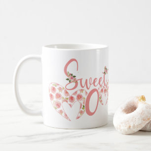 Mother's Sweet Taza with Flowers Coffee Mug