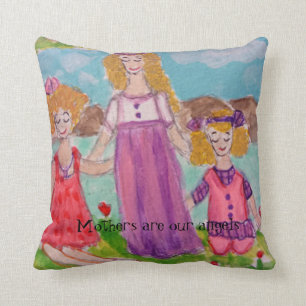 mothers throw pillow