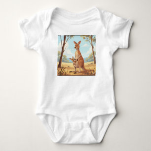 Mother's Warm Hug in the Wild Baby Bodysuit